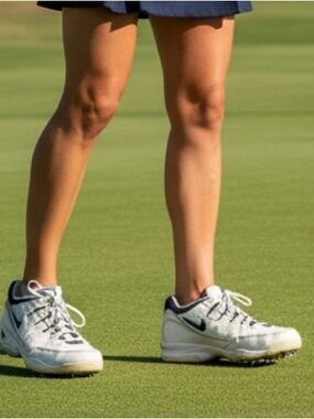 Nike Vintage White/Navy PA3 Air One-Eighty 1998 Golf Shoes Women’s size 9